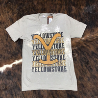 Yellowstone Repeat Bleach short sleeve shirt