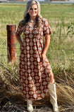 Sterling Kreek Meet Me In Wyoming Maxi Dress