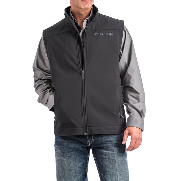 Cinch Mens Black Bounded Vest