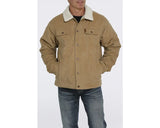 Men’s Cinch Light Brown Corduroy Fleece Lined Jacket