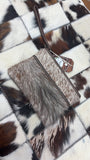 Medium Cowhide Wristlet
