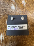 White water turquoise earrings