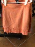 Orange Fringe skirt