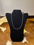 4mm Sterling Silver Pearl Necklace 20”