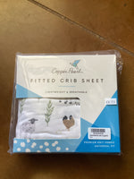 Copper Pearl Fitted Crib Sheet - Jo