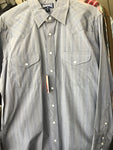 Panhandle Blue Long Sleeve Pearl Snap