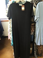 Zenana Black Long T-Shirt Dress