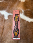 45mm Yellow  Hand-tooled Apple Watch Band