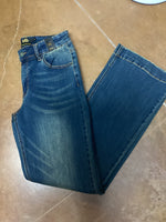 L&B High Rise Bootcut Dark Wash Stone Jeans