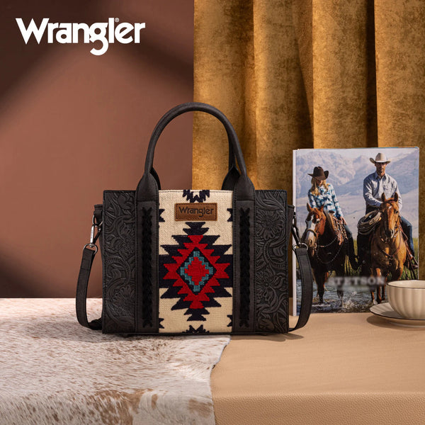 Wrangler Black Aztec Crossbody