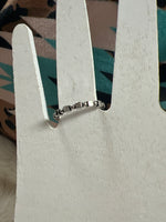 Ring- Stackable Bead and Cube
