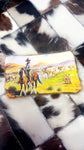 Baby Wipe Container w/Long Cowhide