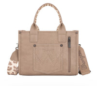 Wrangler Light Leopard Print Grey Crossbody