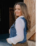 Women’s denim vest L&B