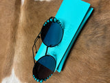 Boujee Sunglasses with Turquoise