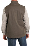Cinch Mens Concealed Carry Black/Brown Vest