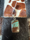 Number 8 turquoise Pendant