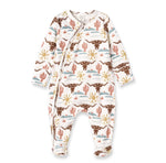 Desert Sunshine Footed Onesie