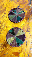 Triangle patch Laced Coaster