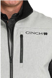 Cinch “lead don’t follow” mens grey vest
