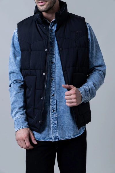 Kimes Ranch Mens Muir Black Trail Vest