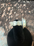 Number 8 turquoise adjustable ring
