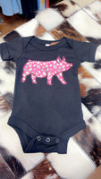 Pink Pig Onesie