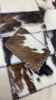 Small Cowhide and Hand tooled Leather Wallet