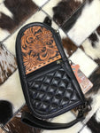 Leather Gun holder with zipper