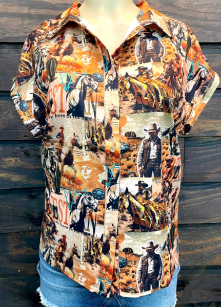 L&B Western Pearl Snap