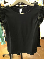 Black Ruffle shirt