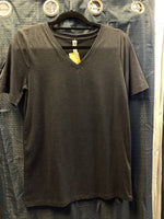 Zenana Dark Gray V-Neck Basic