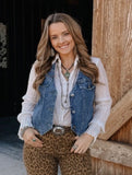 Women’s denim vest L&B