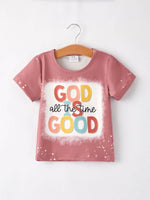 Kids God is Good T-shirt