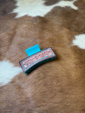 Leather hair clip