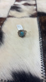 Ring - S/S Kingman Turquoise-Size 7.5