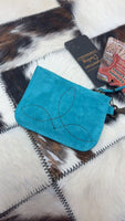 Small Turquoise American Darling Wallet