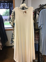 Zenana Outfitters Ivory Dress with Pockets
