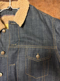 Men’s fleece lined denim jacket