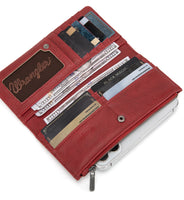 Red Wrangler Embroidered Wallet