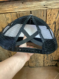 Silver/ Black Sparkle Ponytail Hat