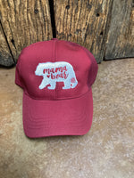 Mama Bear Girlie Girl Originals Pony Cap