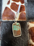 Number 8 turquoise Pendant