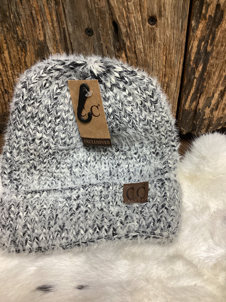 C.C Fuzzy Classic Beanie (Multiple Colors)