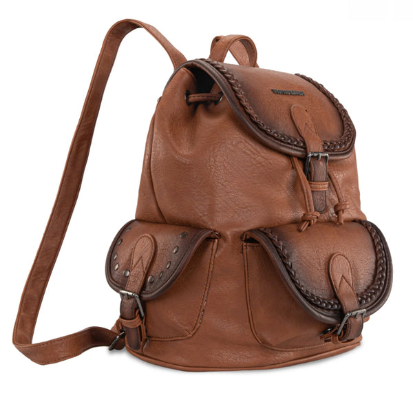 Leather Montana West Backpack