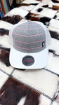 Bex Gray Heather and Baby Pink Hat