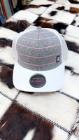 Bex Gray Heather and Baby Pink Hat