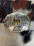 Goat With Horns Belt Buckle