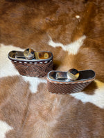 16 oz Leather covered flasks (multiple options)