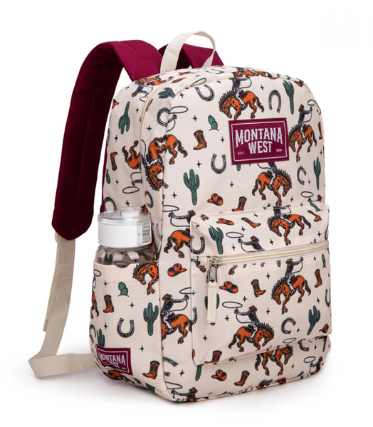 Bronc Rider Montana West Backpack